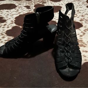 Women’s high heel booties size 8